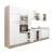 Mobilă de bucătărie modulară Leziter Yorki 360 cm, stejar Sonoma/alb satinat