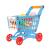 Cărucior de supermarket pentru copii cu 16 alimente, 31 cm, multicolor