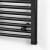 Radiator portprosop Leziter curbat, negru mat, 1600x500 mm, 600 W, 29 tuburi