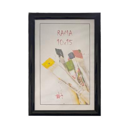 Ramă foto de birou Posey 10x15 cm, finisaj wenge, cu picior de susținere