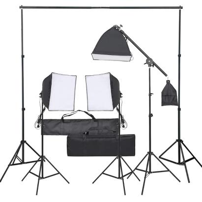 Kit studio foto cu set de lămpi GartenMobel Dekor