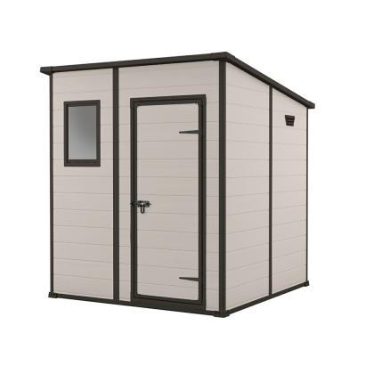 Șopron de scule Curver Manor 6x4 din plastic rezistent, bej, pentru grădină