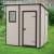 Căsuță de grădină Curver Manor 6x6 din plastic, bej, 183,5x185x200 cm