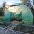 Sera tunel din folie Mirpol Solar 3x4,5x2 m, verde, cu cadru galvanizat