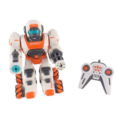 Robot Leziter cu tun de apă, telecomandă, lumini și muzică, reîncărcare USB