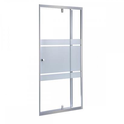 Ușă de duș reglabilă Leziter Flexi-S 76-91x185 cm, sticlă 6 mm