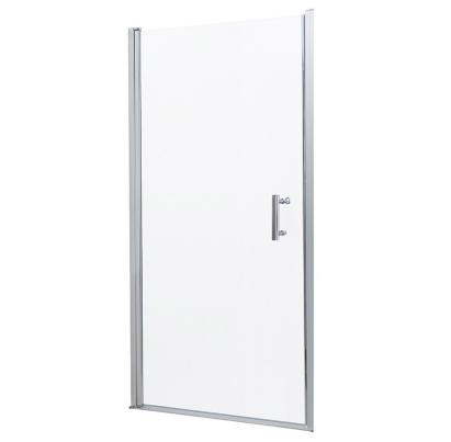 Ușă de duș Leziter Solo New 90x195 cm, sticlă securizată 6 mm, profil cromat