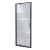 Ușă de duș batantă Kerra Tomar DR 80, 80x190 cm, sticlă mată grafit