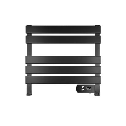 Uscător electric de prosoape Leziter 150W, negru, cu afișaj LED și timer 2h