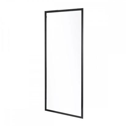 Perete de duș Leziter Flexi 80x185 cm, sticlă securizată 5 mm, cadru negru