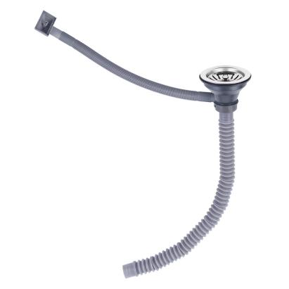 Sifon flexibil Leziter pentru chiuvetă cu 1 bazin, scurgere bucătărie 11 cm