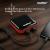 Powerbank Leziter 10000 mAh 10W, 2x USB, LCD, Type-C/Micro USB, roșu