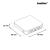 Powerbank Leziter 10000 mAh 10W, 2x USB, LCD, Type-C/Micro USB, roșu