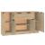 Servante, 3 piese, stejar sonoma, lemn prelucrat GartenMobel Dekor