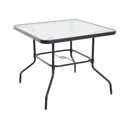 Masă de grădină Mirpol Jupiter K90, 90x90 cm, blat din sticlă securizată