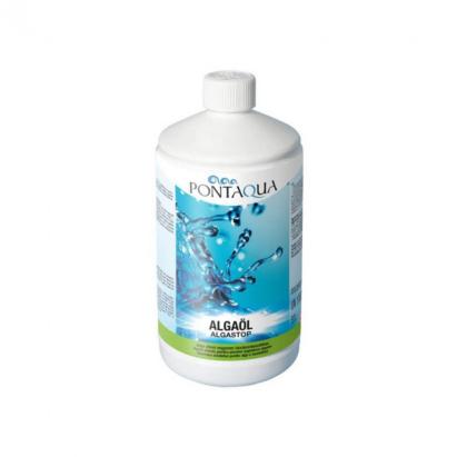 Algicid pentru piscina Pontaqua Algene Oil 1L, fara clor, spumare redusa