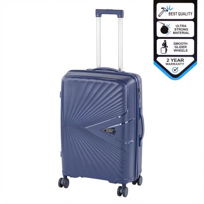 Valiză medie Leziter TraveLux Endure hardtop 42x65x24 cm, albastru închis