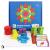 Puzzle Tangram educativ Leziter, 155 piese cu cartonase, 4 niveluri