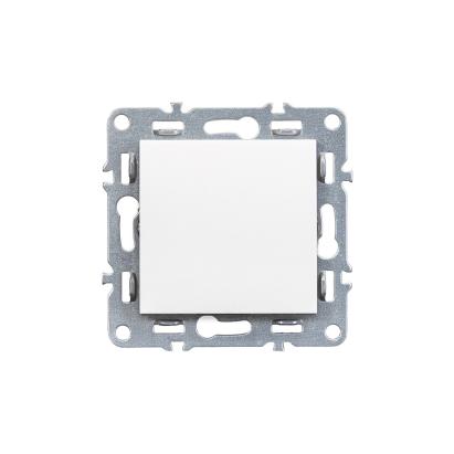 Întrerupător unipolar Leziter Nova 10A 250V, alb, modul fără cadru (101)