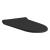Capac WC Leziter Ride negru, soft close, plastic rezistent, 360x435 mm