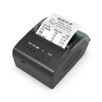 Imprimantă termică portabilă mini 58 mm, Bluetooth 4.0, USB-C, 203 dpi