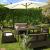 Set mobilier grădină Curver Corfu Fiesta cappuccino, masă Melody și perne nisip