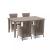 Curver Set mobilier de grădină Futurowa 4+1 cappuccino
