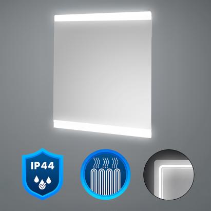 Oglindă de baie Leziter Liv 60 cu LED, touch și dimmer, 60x80 cm, IP44