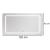 Oglindă de baie Leziter 120x60 cm cu iluminare LED, touch și dimmer IP44