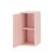 Dulap de perete Leziter Boxie, 1 ușă, roz, 80x40x37 cm, modular