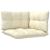 Set mobilier grădină cu perne crem, 4 piese, lemn de pin GartenMobel Dekor