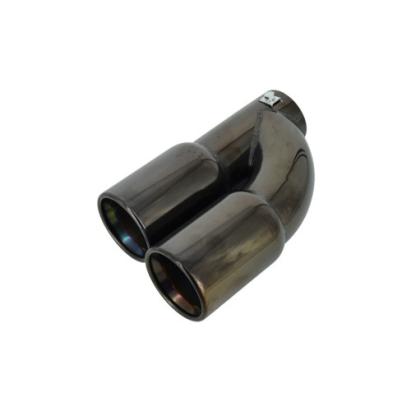 Ornament toba negru universal 60 mm (intrare 6 cm), inox vopsit, SQ01