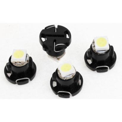 Set 2 becuri LED T4.7 12V, 5050 SMD, albastru (8 lm) pentru bord auto