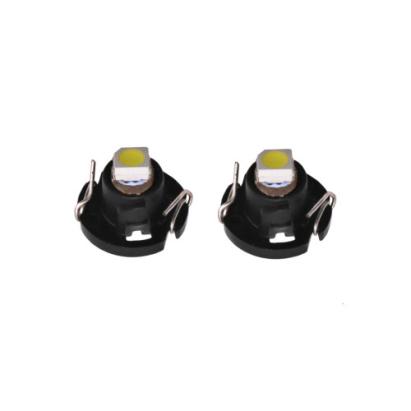 Set becuri LED T4.2 roșu 12V cu 1 LED 5050 SMD (2 bucăți)