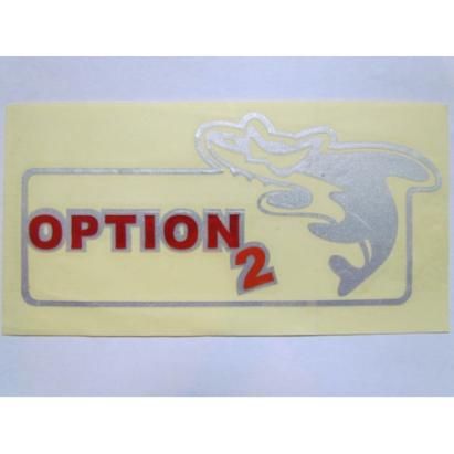 Abțibild autoadeziv OPTION 2 DZ-60W, gri, pentru decor și identificare