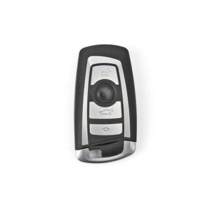 Carcasa cheie telecomanda compatibila BMW, 4 butoane, cu lamela metalica (Cod 1267)