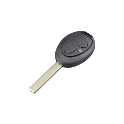 Carcasa cheie telecomanda compatibila Mini/Rover cu lamela metalica, 2 butoane (Cod 1166)