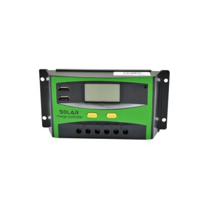 Regulator de încărcare pentru panou solar 30A, 12V/24V, cu 2 porturi USB (BK87460)