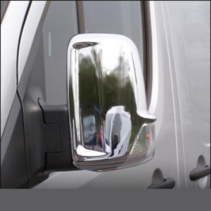 Capac oglindă dreapta cromat VB038 pentru Mercedes Sprinter/VW Crafter (06.2006+)