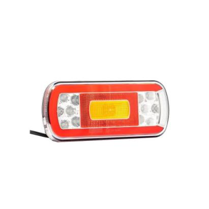 Lampă spate LED Fristom FT-130PM 220x100 mm, 6 funcții, ceață și iluminare număr