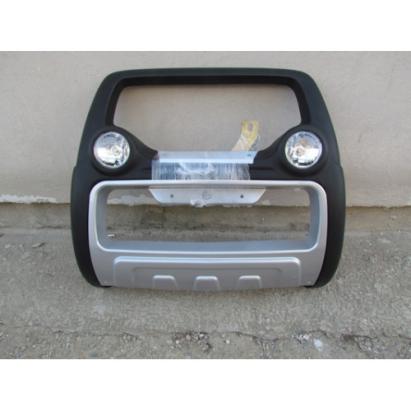 Bullbar inox cu proiectoare pentru ISUZU D-MAX, cu accesorii de prindere incluse