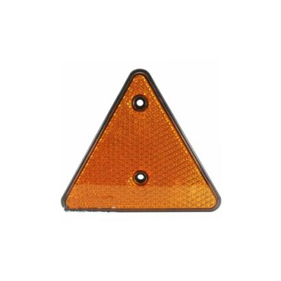 Triunghi portocaliu reflectorizant cu prindere in 2 puncte  Cod: TR014