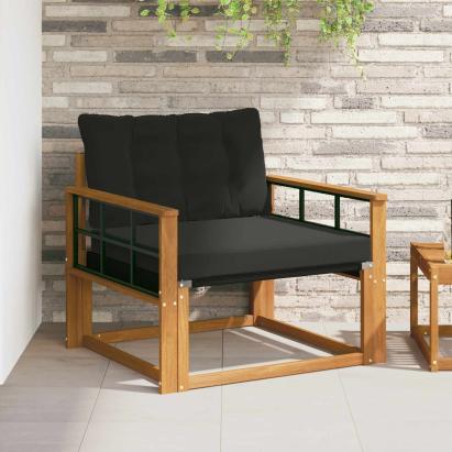 Set de canapele de exterior Lemn solid de Acacia și Textilene GartenMobel Dekor