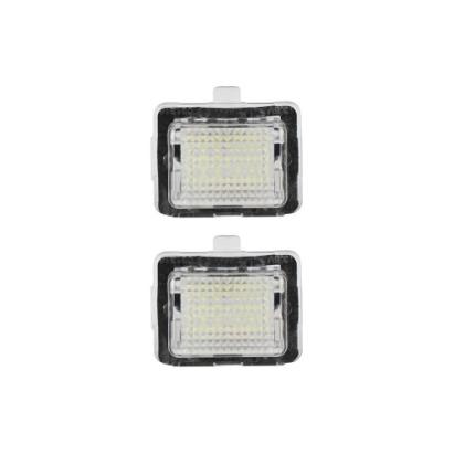Set lămpi LED pentru iluminare număr Mercedes, 18 SMD alb rece (Cod 7205)