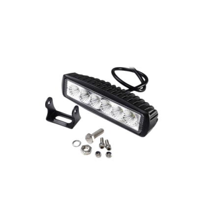 Proiector LED 18W pentru 12V/24V, 6000K, 6 LED-uri (Cod P-003)