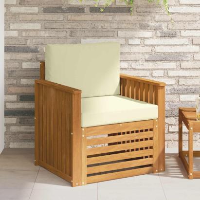 Set de canapele de exterior cu pernă natural 71 x 63 x 73 cm GartenMobel Dekor