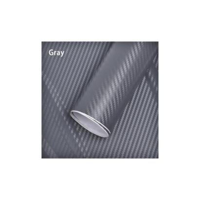 Rola folie carbon 3D gri antracit anti-bule 1,5 m x 10 m (CF-10DR)