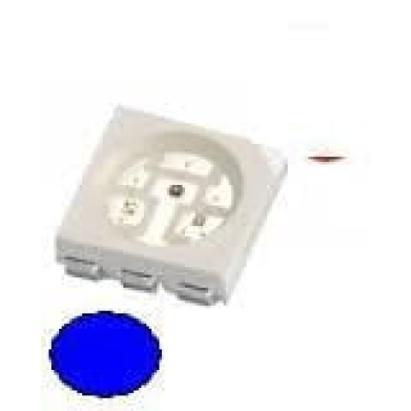 LED SMD 5050 albastru pentru iluminare bord auto si butoane, 1 bucata