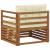 Set de canapele de exterior Lemn de acacia solid și poliester GartenMobel Dekor