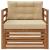 Set de canapele de exterior Lemn de acacia solid și poliester GartenMobel Dekor